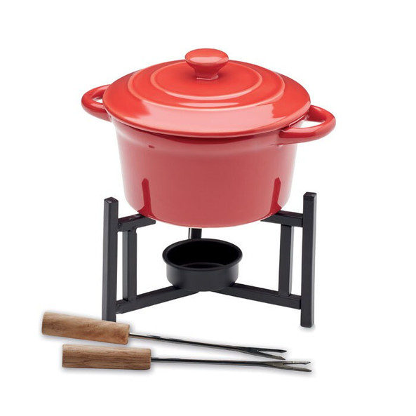 GiftRetail MO2386 - BIG KASE Ceramic fondue set 300 ml