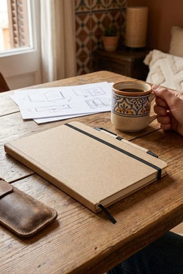 CARATIL Notatnik A5 z recyklingu - GiftRetail MO2396