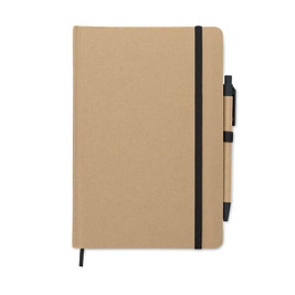 GiftRetail MO2396 - CARATIL A5 notebook in recycled carton