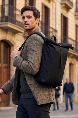 KOPER ROLL Roll top 15" laptop backpack - GiftRetail MO2400