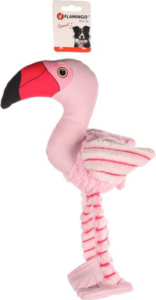 Flamingo f-522350 - Jouet Peluche Flamant pour Chiens Amusant