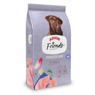 Arion Friends STERILIZED - Sterilized Light Croquettes: Low in fat, rich in proteins. Includes chondroprotectants & L-carnitine