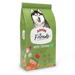 Arion Friends SALMON - crocchette Vital Salmon: Per cani, salmone e olio per una pelle e un pelo sani. Ricche di Omega 3