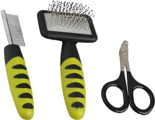 Flamingo f-1030209 - Ensemble de Toilettage Complet pour Rongeurs