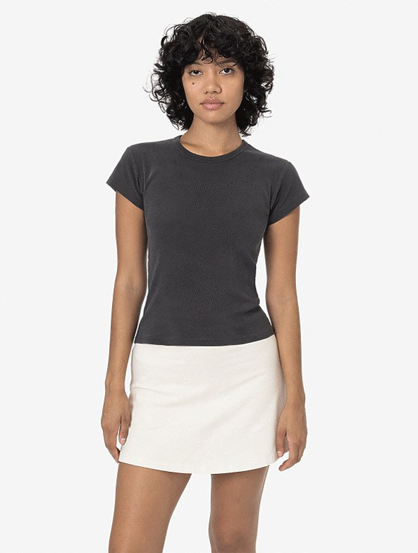 Los Angeles Apparel 43021gd - GD Baby Tee à manches courtes