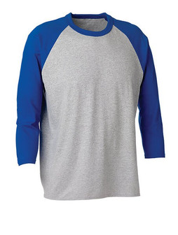King Athletics 934 - Mens 3/4 Sleeve Baseball T
