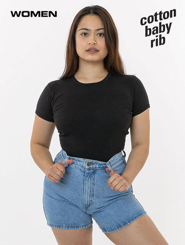 Los Angeles Apparel 43005 - Tee-shirt Original Baby Rib