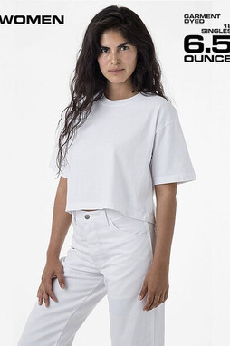Los Angeles Apparel 1820gd - 18/1 Oversize Crop Tee