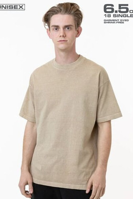 Los Angeles Apparel 1801gd - Garment Dye Crew Neck Tee