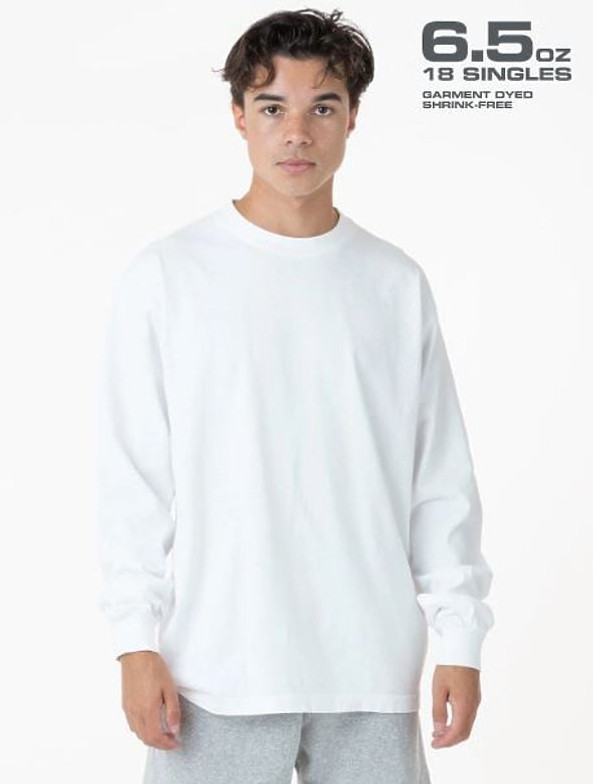 Los Angeles Apparel 1807gd - Tee-shirt à manches longues Garment Dye