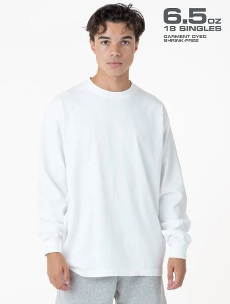 Los Angeles Apparel 1807gd - Garment Dye Long-Sleeve Tee