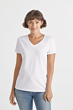 Fruit of the Loom l3900v - HD Cotton™ Womens V-Neck Tee