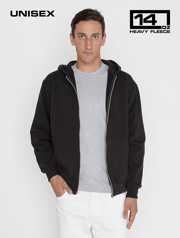 Los Angeles Apparel hf10 - Heavy Fleece Full-Zip Hoodie