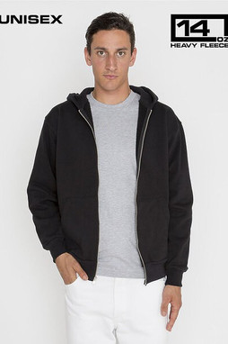 Los Angeles Apparel hf10 - Heavy Fleece Full-Zip Hoodie