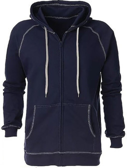 King Athletics 8017 - Fleece Full-Zip String Hoodie