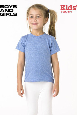 Los Angeles Apparel tr2001 - Ultra-Soft Youth Unisex Tri-Blend Comfort Tee