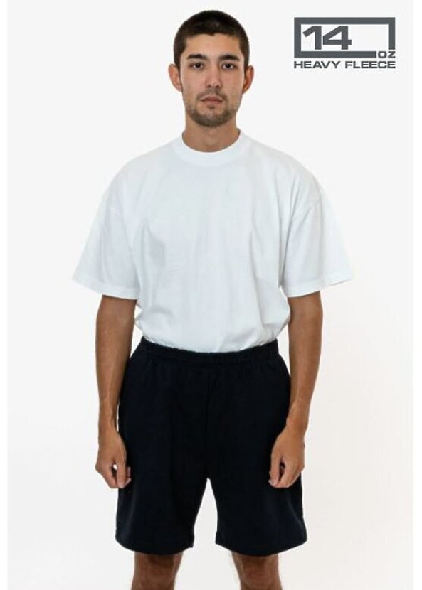 Los Angeles Apparel hf02 - Mi-court en polaire lourde