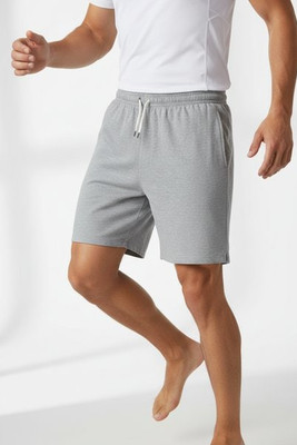 King Athletics 1204 - Shorts Confort Sans Poches en Coton Canadien