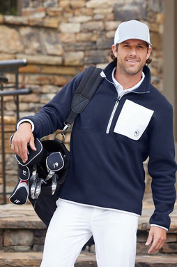 Puma Golf 628407 - Mens Fleece Quarter-Zip