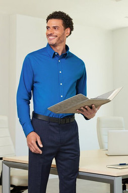 Devon & Jones DG505 - CrownLux Performance® Mens Spencer Poplin Shirt