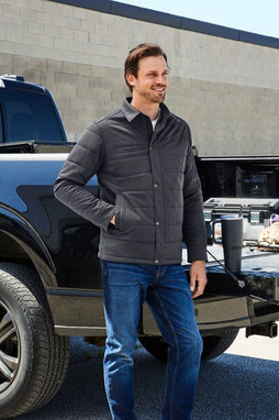 Harriton M821 - Unisex Guardian Soft Shell Chore Coat