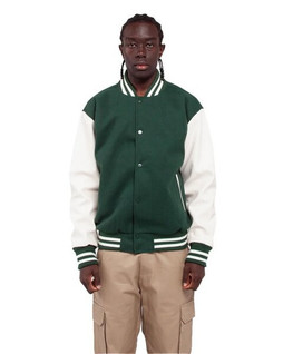Shaka Wear SHLLJ - Mens Letterman Jacket