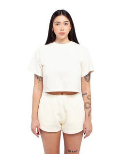 Shaka Wear SHGDC - Ladies Garment Dye Crop T-Shirt