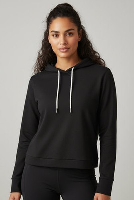Burnside B5667 - Ladies Modest Crop Hooded Sweatshirt