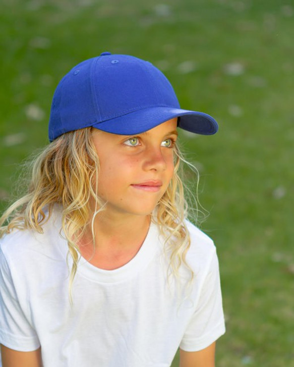Big Accessories BX002Y - Youth Brushed Twill Structured Cap