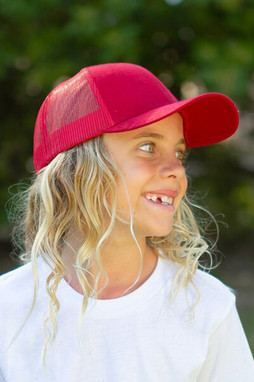 Big Accessories BX019Y - Youth Structured Trucker Cap