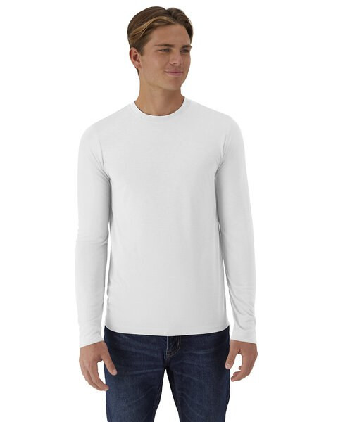 Hanes 484L - Unisex Cool-Dri Cotton Touch Long-Sleeve T-Shirt