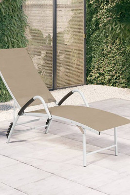 vidaXL 3009191 - Sun Lounger Textilene and Aluminium