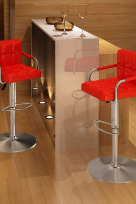 vidaXL 3005486 - Bar Stools 2 pcs Faux Leather