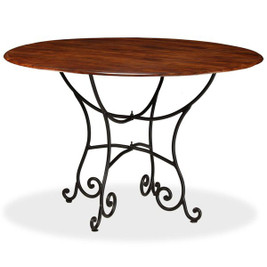vidaXL 295669 - Dining Table Solid Acacia Wood with Honey Finish 120x76 cm