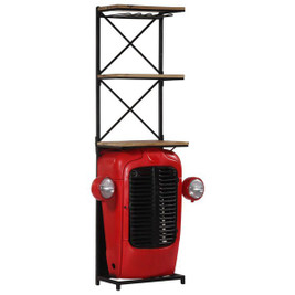 vidaXL 3004496 - Tractor Wine Cabinet 49x31x172 cm Solid Mango Wood