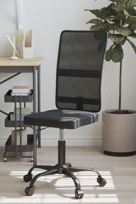 vidaXL 3029021 - Chaise de bureau noir tissu en maille