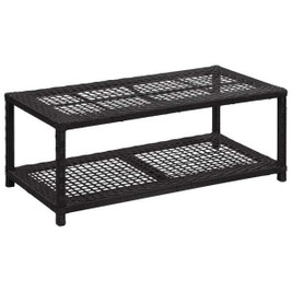 vidaXL 3002618 - Banc à chaussures 80x40x30 cm Résine tressée