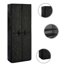 vidaXL 3008307 - Armoire à chaussures 60x30x166 cm Tissu