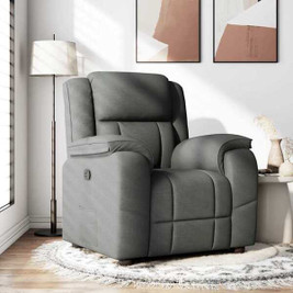 vidaXL 3042619 - Recliner Chair Dark Fabric