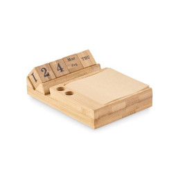 GiftRetail MO2250 - BOOTOP Bamboe bureaukalender