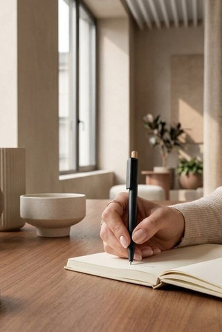 PENU Kulspetspenna i återvunnen ABS - GiftRetail MO2304