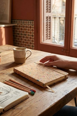 CORNOTA Kolorowy notatnik A5 z korka - GiftRetail MO2414