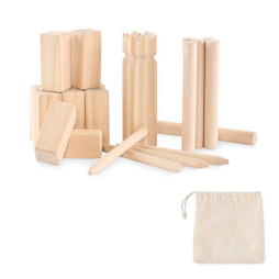 GiftRetail MO2433 - KING PETIT Wikinger-Spiel Kiefernholz