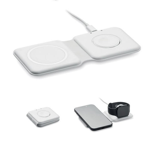 GiftRetail MO2445 - FLIP 2 in 1 foldable charger 15W