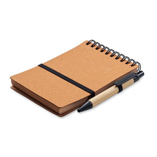 NOTIE Recycled notebook with ball pen - GiftRetail MO2481