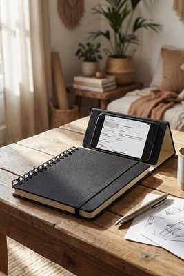 STRATA A5 notebook with phone holder - GiftRetail MO2522