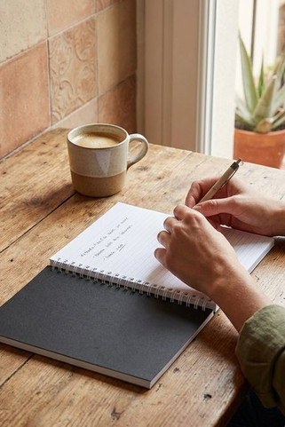 RECARNOTE A5 notitieboek van gerecycled kart - GiftRetail MO2523