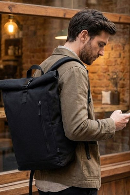 KAMET Roll top backpack 390 gr/m² - GiftRetail MO2552