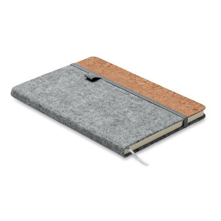 CORKBOOK A5 RPET cork notebook - GiftRetail MO2553