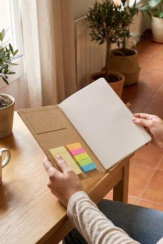 STICKNOTE A5 notitieboek gerecycled papie - GiftRetail MO2554